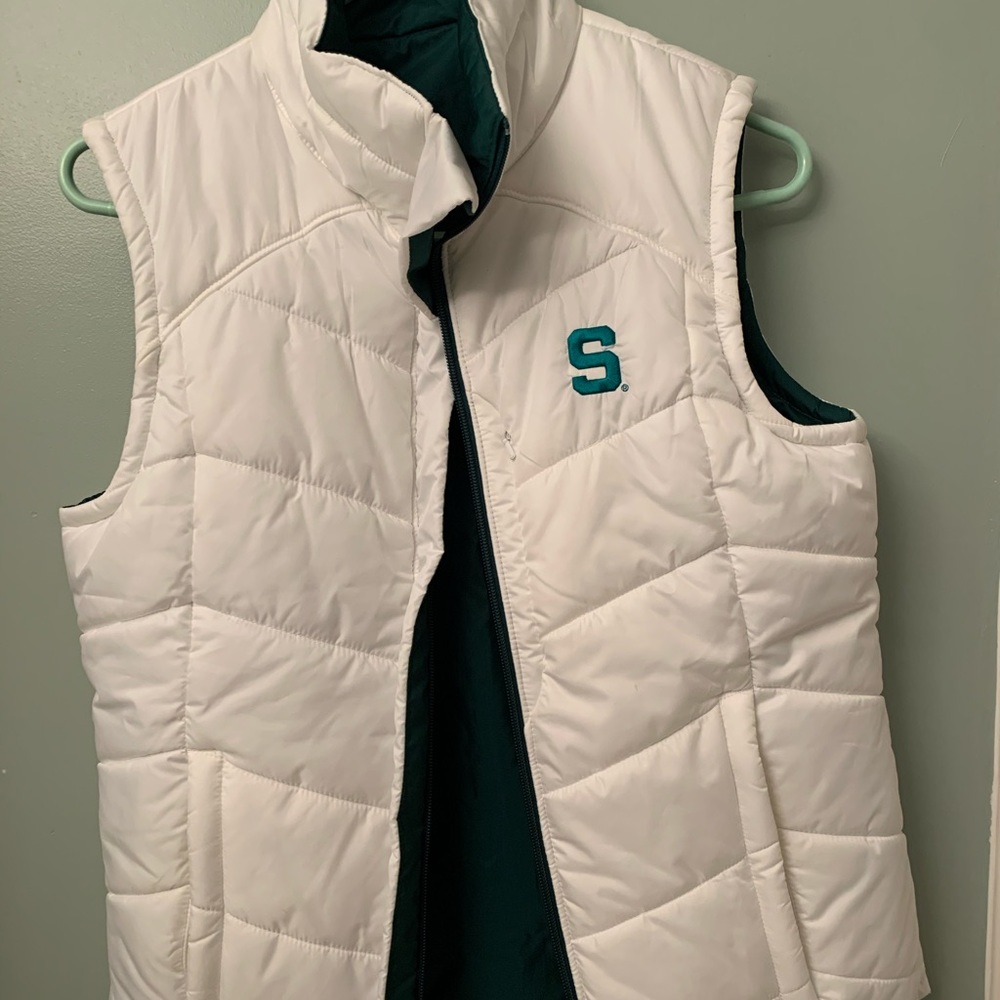 Michigan State University puffer jacket
